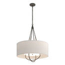 Hubbardton Forge - 104230-SKT-20-05-SE2811 - Four Light Pendant - Loop - Natural Iron