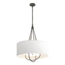 Hubbardton Forge - 104230-SKT-20-05-SF2811 - Four Light Pendant - Loop - Natural Iron