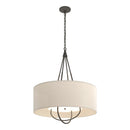 Hubbardton Forge - 104230-SKT-20-07-SA2811 - Four Light Pendant - Loop - Natural Iron