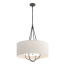 Hubbardton Forge - 104230-SKT-20-07-SE2811 - Four Light Pendant - Loop - Natural Iron
