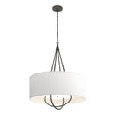 Hubbardton Forge - 104230-SKT-20-20-SF2811 - Four Light Pendant - Loop - Natural Iron