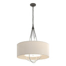 Hubbardton Forge - 104230-SKT-20-82-SA2811 - Four Light Pendant - Loop - Natural Iron
