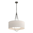 Hubbardton Forge - 104230-SKT-20-82-SE2811 - Four Light Pendant - Loop - Natural Iron
