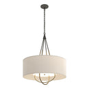 Hubbardton Forge - 104230-SKT-20-84-SA2811 - Four Light Pendant - Loop - Natural Iron