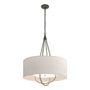 Hubbardton Forge - 104230-SKT-20-84-SE2811 - Four Light Pendant - Loop - Natural Iron