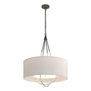 Hubbardton Forge - 104230-SKT-20-85-SE2811 - Four Light Pendant - Loop - Natural Iron