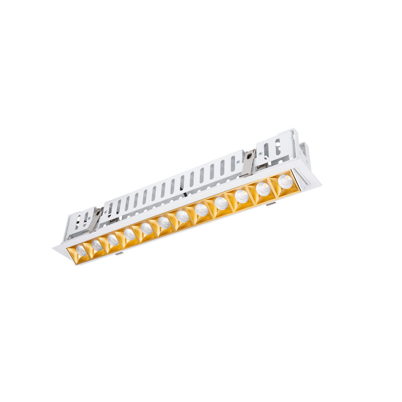 W.A.C. Lighting - R1GAT12-N930-GLWT - LED Adjustable Trim - Multi Stealth - Gold/White