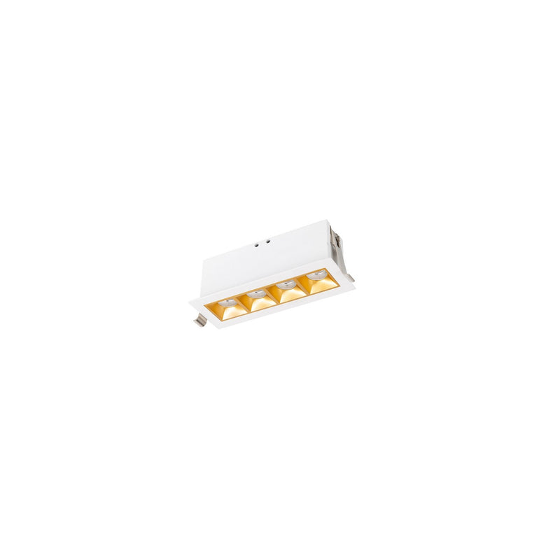 W.A.C. Lighting - R1GDT04-F927-GLWT - LED Downlight Trim - Multi Stealth - Gold/White