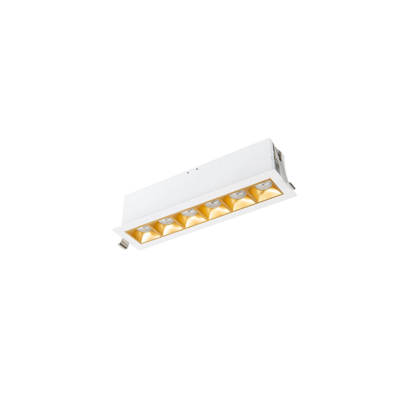 W.A.C. Lighting - R1GDT06-F935-GLWT - LED Downlight Trim - Multi Stealth - Gold/White