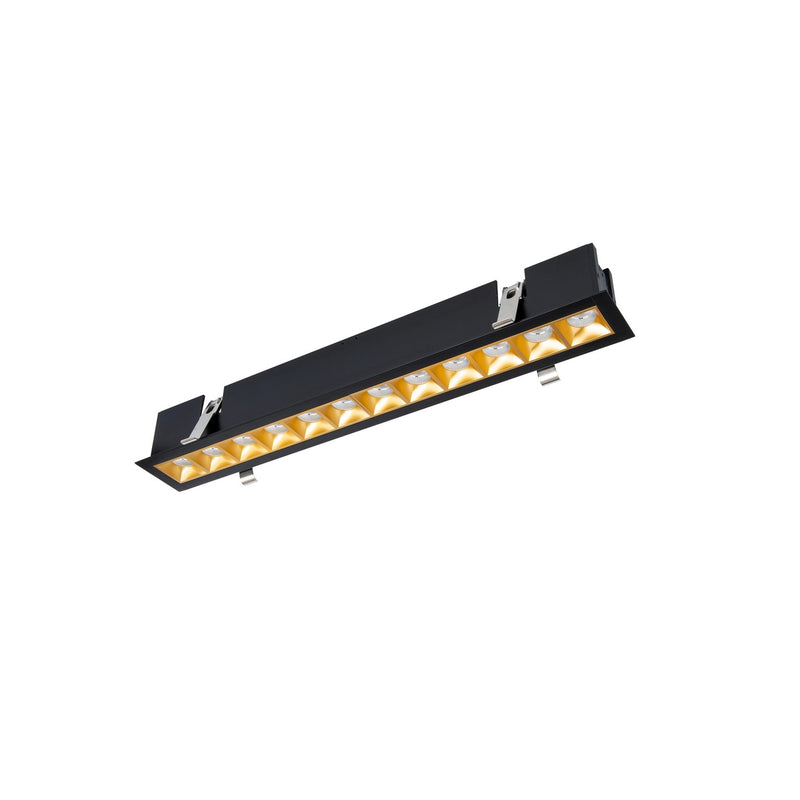 W.A.C. Lighting - R1GDT12-N935-GLBK - LED Downlight Trim - Multi Stealth - Gold/Black