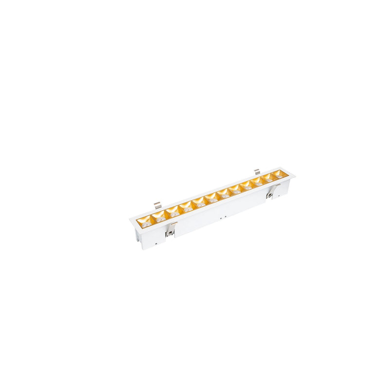 W.A.C. Lighting - R1GDT12-N935-GLWT - LED Downlight Trim - Multi Stealth - Gold/White