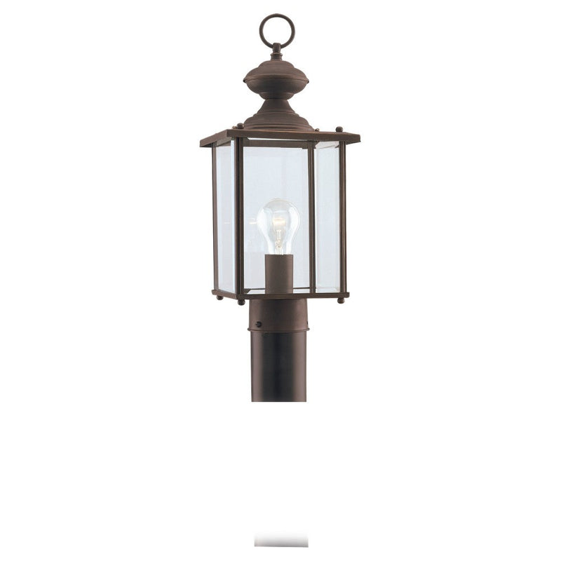 Generation Lighting. - 8257-71 - One Light Outdoor Post Lantern - Jamestowne - Antique Bronze