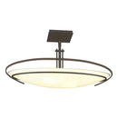 Hubbardton Forge - 124341-SKT-07-GG0089 - Two Light Semi-Flush Mount - Mackintosh - Dark Smoke