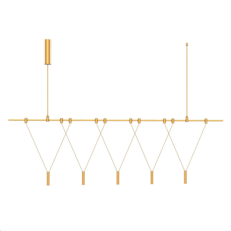 LÁMPARA DE TECHO COLGANTE MODERNA DECORATIVA LED 5W*7-35W 3500LM 3000K 110-240V 50-60HZ.