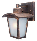 LÁMPARA DE PARED EXTERIOR 1XE27-100W (NO INCLUIDO) 100-240V, ACABADO EN BRONCE PANTALLA FROSTED.