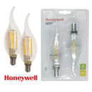 SET DE 2 FOCOS LED DIMEABLE E12-5W, 650LM, 2700K,100-130V/50-60HZ PF0.5, MARCA HONEYWELL.
