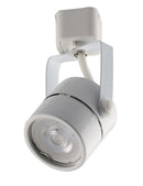 LÁMPARA PARA RIEL TIPO SPOT 1XGU10-50W, AJUSTABLE,  IP20, ANGULO DE HAZ 360°, ACABADO BLANCO.