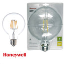 FOCO LED FILAMENTO E27 DIMEABLE G125, 8W, 1055LM, 2700K,100-130V, 50-60HZ  PF>0.5, CRI>80, MARCA HONEYWELL.
