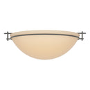 Hubbardton Forge - 124252-SKT-20-SS0050 - Three Light Semi-Flush Mount - Moonband - Natural Iron