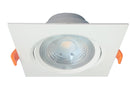 SPOT DE TECHO LED CUADRADO BLANCO LIGHTSOURCE DE 5W 3000K