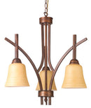 LÁMPARA DE TECHO COLGANTE DECORATIVA 3XE27-40W.