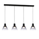 LÁMPARA DE TECHO LED COLGANTE DECORATIVA MODERNA 4X5W COB 3000K.