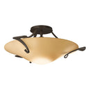Hubbardton Forge - 124710-SKT-05-SS0243 - One Light Semi-Flush Mount - Antasia - Bronze