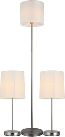 KIT DE LÁMPARAS PIE (1PZA) Y MESA (2PZS) 1XE27-40W.