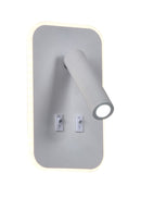 LÁMPARA DE PARED LED 8W 1800LM, 3000K, 100/240V.