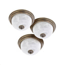 LÁMPARA DE TECHO TIPO PLAFON TRIPACK 2XE27-40W (NO INCLUIDO) 110-240V/50-60HZ.