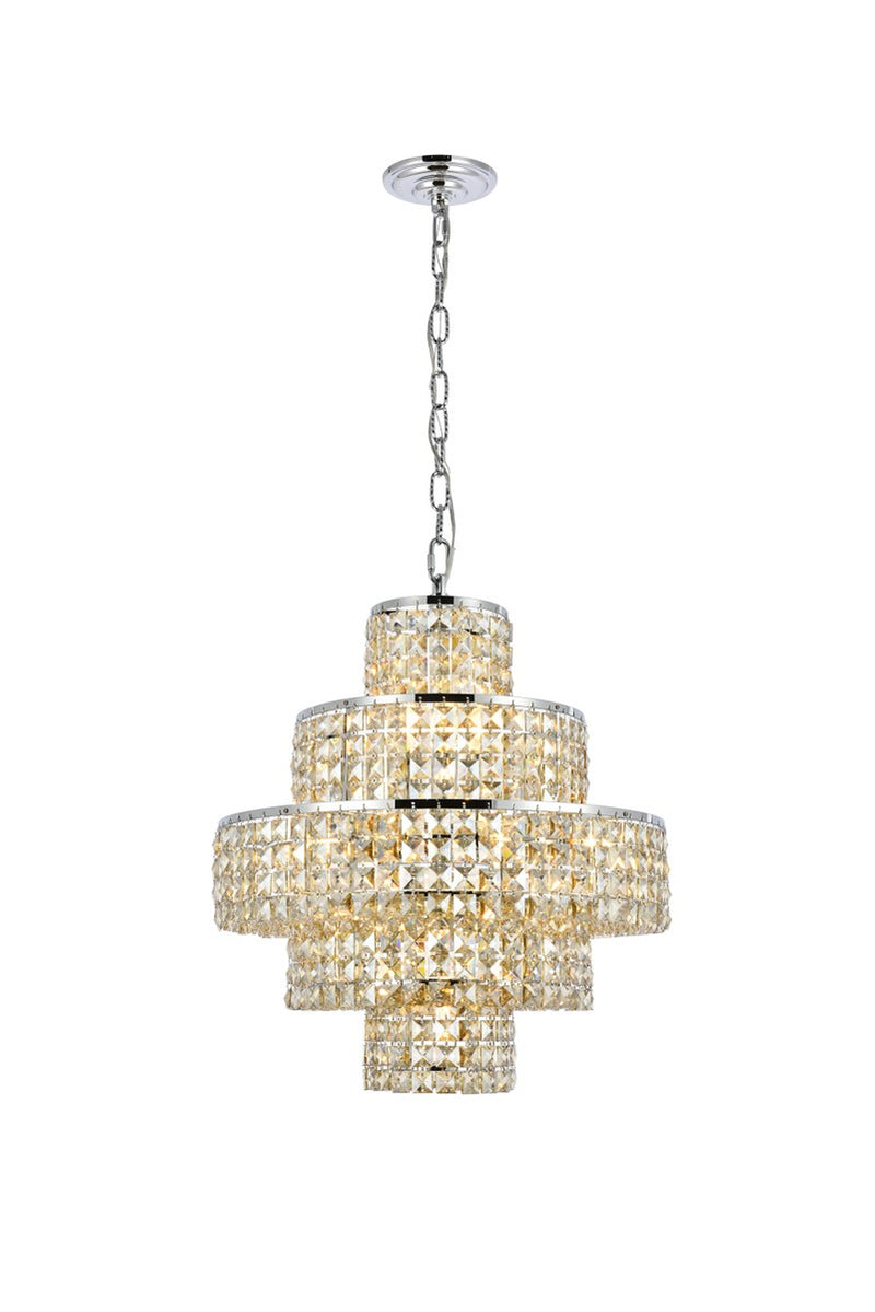 Elegant Lighting - 2039D20C-GT/RC - 13 Light Chandelier - Maxime - Chrome