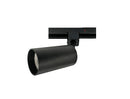LÁMPARA DE TECHO TIPO SPOT PARA RIEL 1XGU10 (NO INCLUIDO) 110-240V 50-60HZ IP20, ACABADO NEGRO.