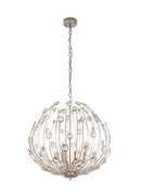 LÁMPARA COLGANTE DE TECHO TIPO  CHANDELIER DE CRISTAL