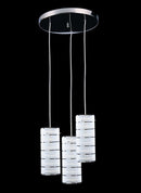 LÁMPARA DE TECHO COLGANTE MODERNA DECORATIVA 3XE27-60W (NO INCLUIDO) 110-240V.