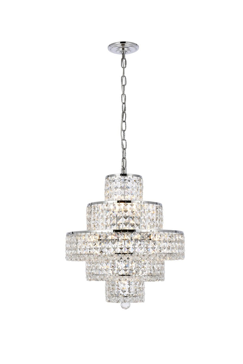 Elegant Lighting - 2039D20C/RC - 13 Light Chandelier - Maxime - Chrome