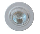 SPOTLIGHT DE TECHO PARA EMBUTIR AJUASTABLE, ACABADO BLANCO MATTE, PARA BOMBILLO GU10 NOT ICNLUIDO, TAMAÑO  D-88MM H-26MM