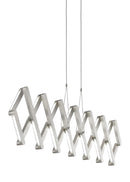 LÁMPARA LED DE TECHO COLGANTE MARCA LBL COLECCION XTERNA LINEAR SUSPENSION- ACABADO ALUMINIO
