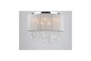 Avenue Lighting - HF1502-TP - 12 Light Dual Mount/Flush & Hanging - Beverly Dr. - Taupe Silk String