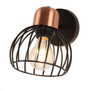 LÁMPARA DE PARED 1XE27-40W (NO INCLUIDO) 110-240V/50-60HZ, ACABADO NEGRO.