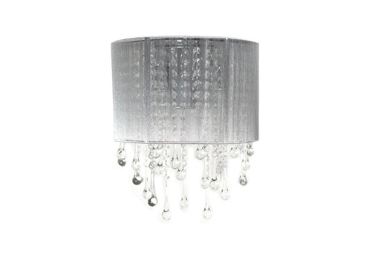Avenue Lighting - HF1511-SLV - Two Light Wall Sconce - Beverly Dr. - Silver Silk String