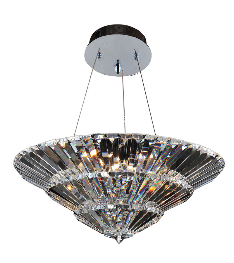 Allegri - 11427-010-FR001 - 15 Light Convertible Pendant - Semi Flush Mount - Auletta - Chrome