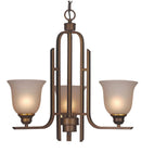 LÁMPARA DE TECHO COLGANTE DECORATIVA CLASICA 3XE27-60W