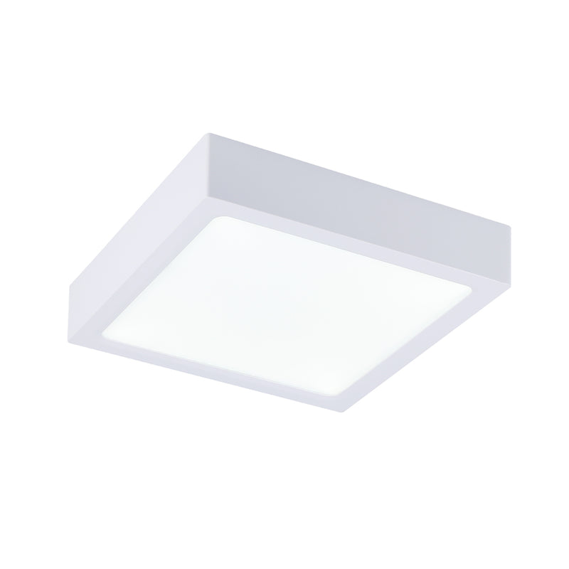 LÁMPARA TIPO PANEL DE TECHO LED CUADRADO SUPERFICIAL DE 18W 6500K.