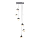 LÁMPARA DE TECHO LED COLGANTE DECORATIVA MODERNA 6X10W 3000K 100-240V.