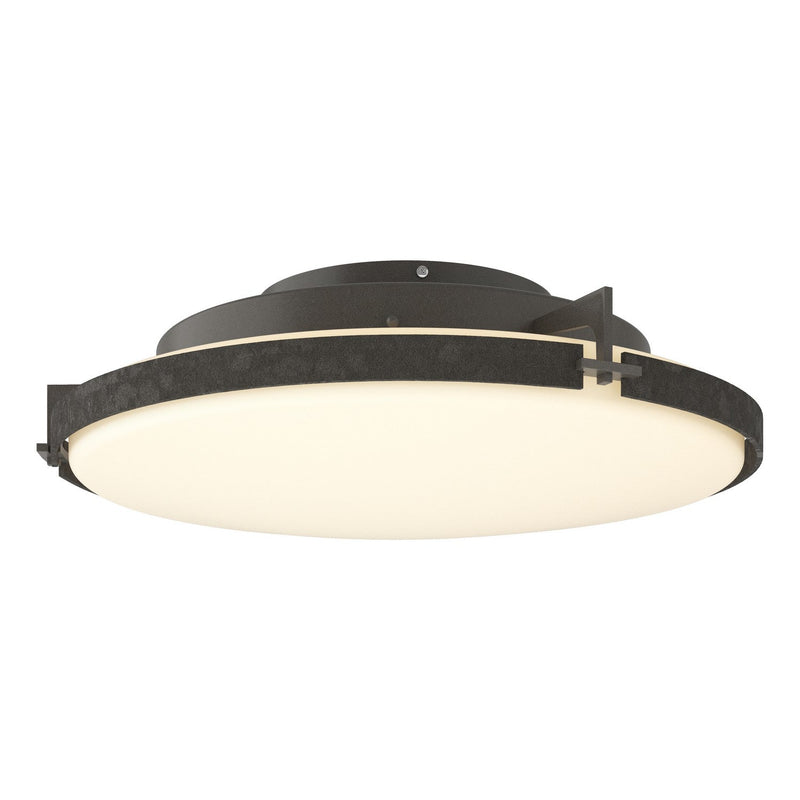 Hubbardton Forge - 126747-LED-07-GG0437 - LED Semi-Flush Mount - Metra - Dark Smoke