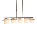 Hubbardton Forge - 137525-SKT-SHRT-07-GG0182 - Five Light Pendant - Ellipse - Dark Smoke