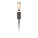 Hubbardton Forge - 204529-FLU-07-GG0350 - One Light Wall Sconce - Sweeping Taper - Dark Smoke