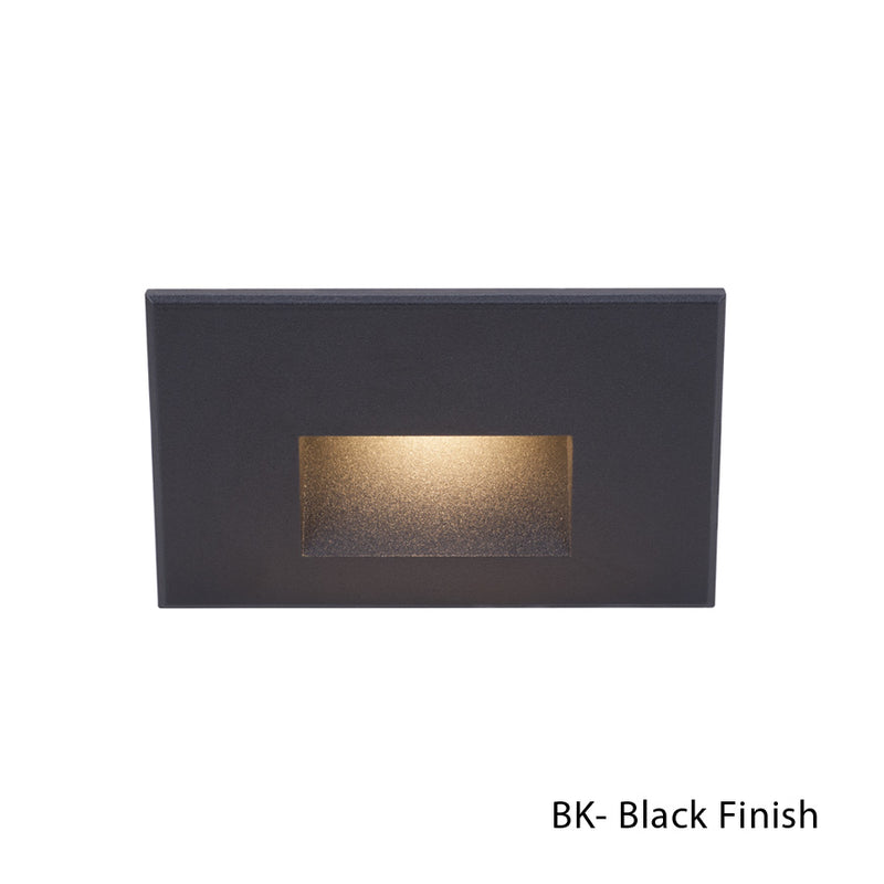 W.A.C. Lighting - WL-LED100F-C-BK - LED Step and Wall Light - Ledme Step And Wall Lights - Black on Aluminum