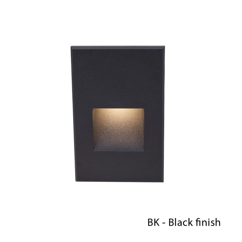 W.A.C. Lighting - WL-LED200-BL-BK - LED Step and Wall Light - Ledme Step And Wall Lights - Black on Aluminum