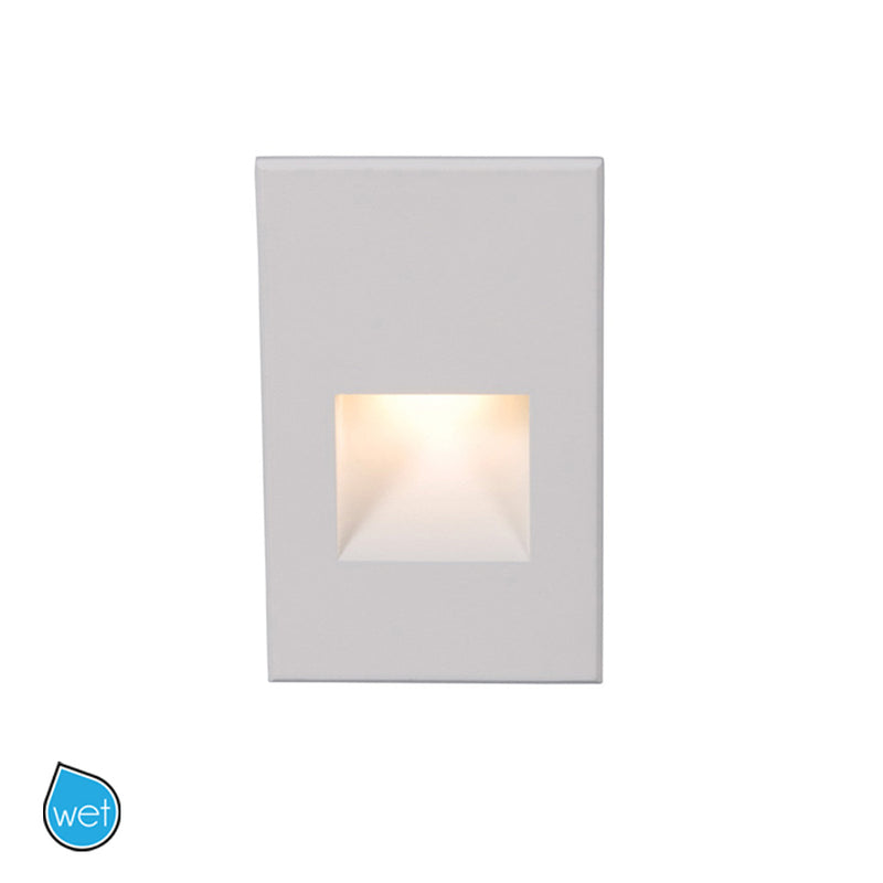 W.A.C. Lighting - WL-LED200-BL-WT - LED Step and Wall Light - Ledme Step And Wall Lights - White on Aluminum